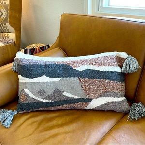 World Market Throw Pillow Mountain Landscape